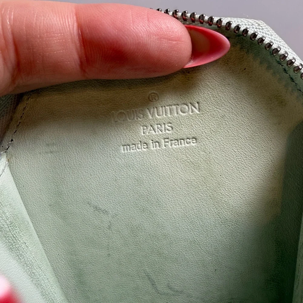 Louis Vuitton Porte Monnaie Flocon Bag Charm/Coin Purse Snow Flake